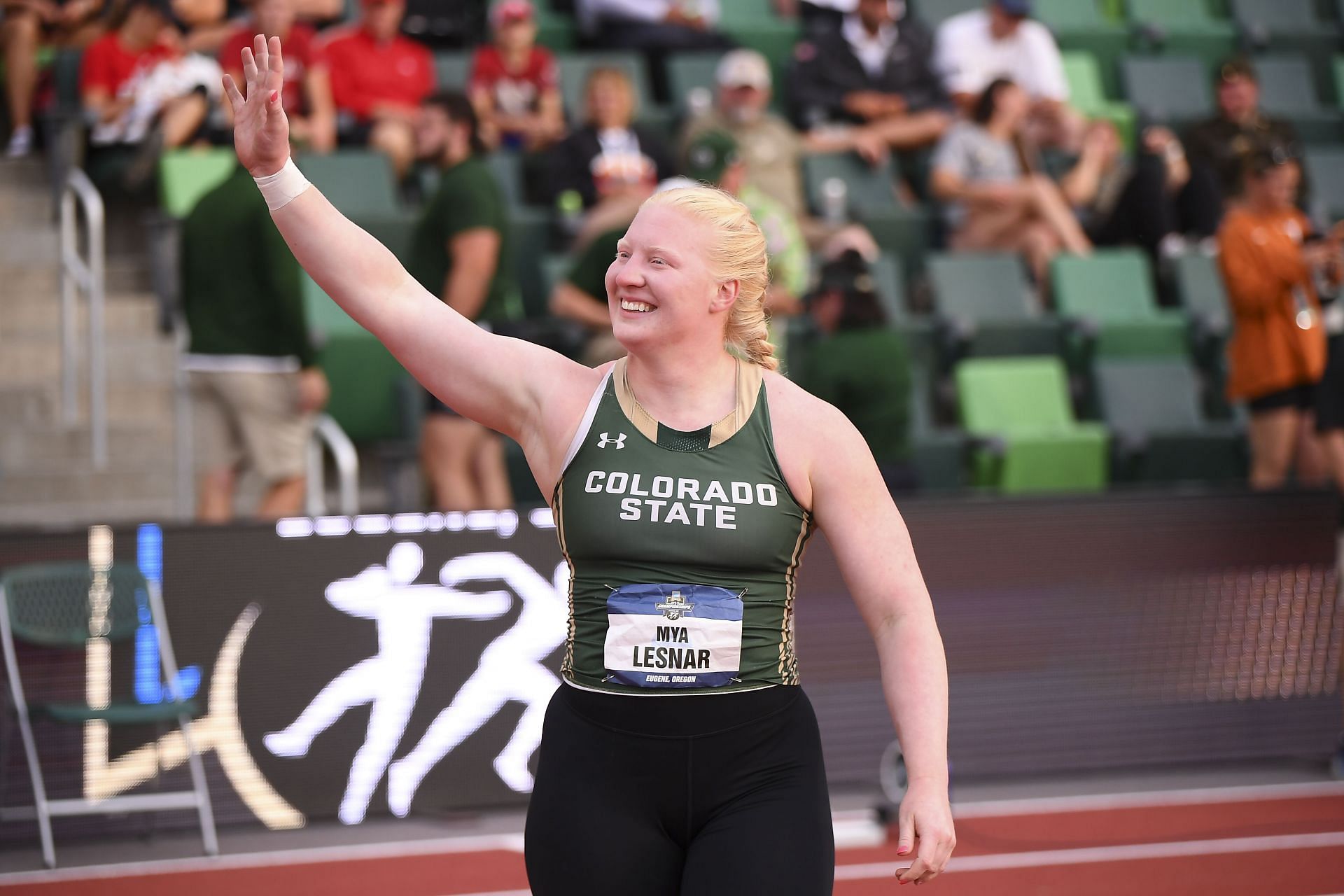 Mya Lesnar at the NCAA Division I Track and Field Championships - Source: Getty